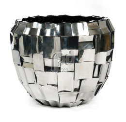 Boxer Planter Stainless Steel Polished