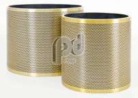 President perforated Brass brushed