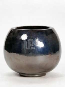 Metal Glaze  Globe silver-blue