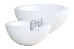 Fiberston Glossy White Bowl 