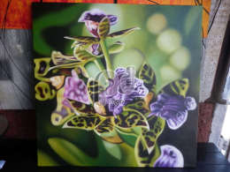 Картина "Орхидея зигопеталум"